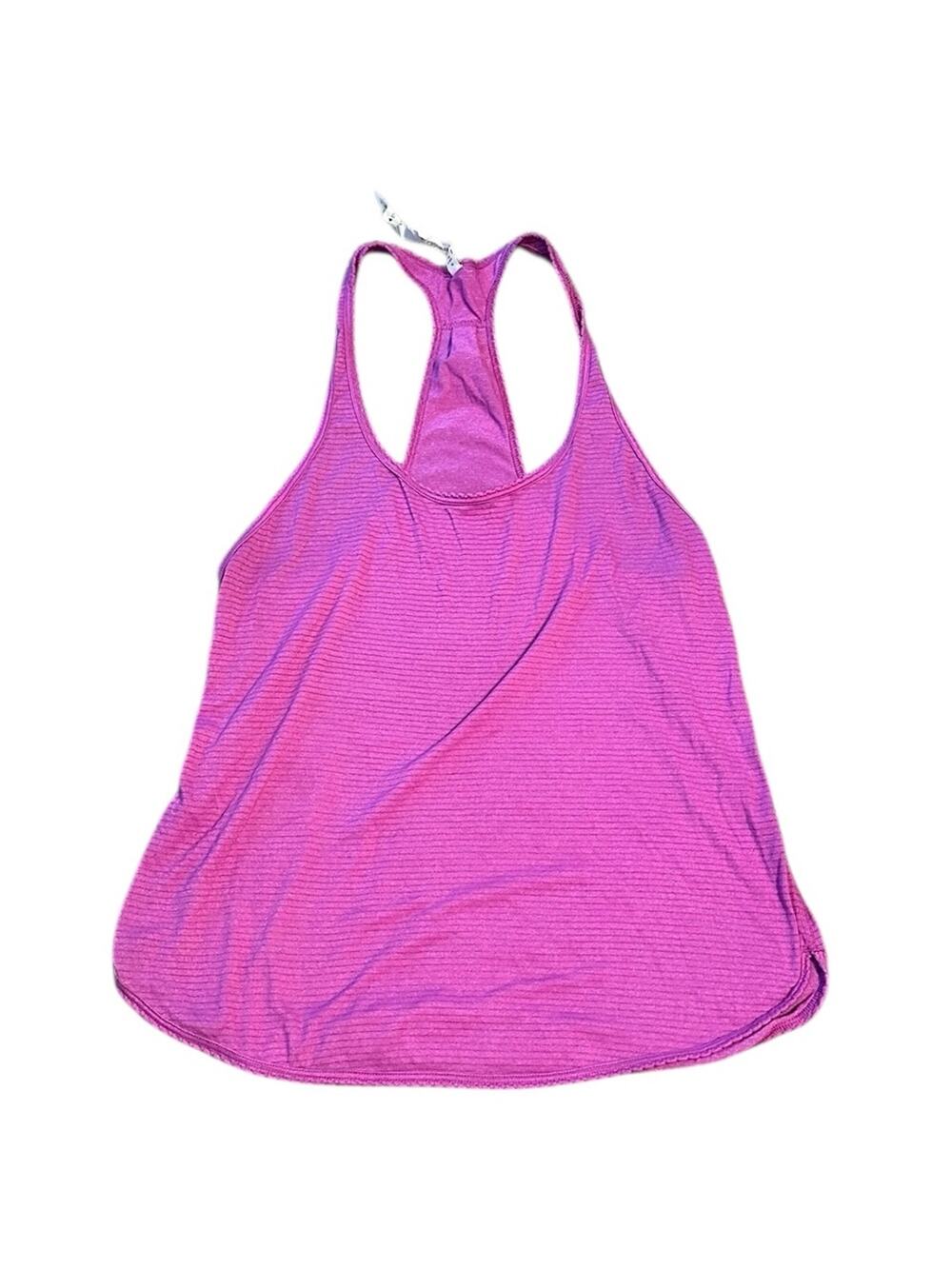 Lululemon Size 4 Pink/Purple Flowy Racerback Tank Top EUC